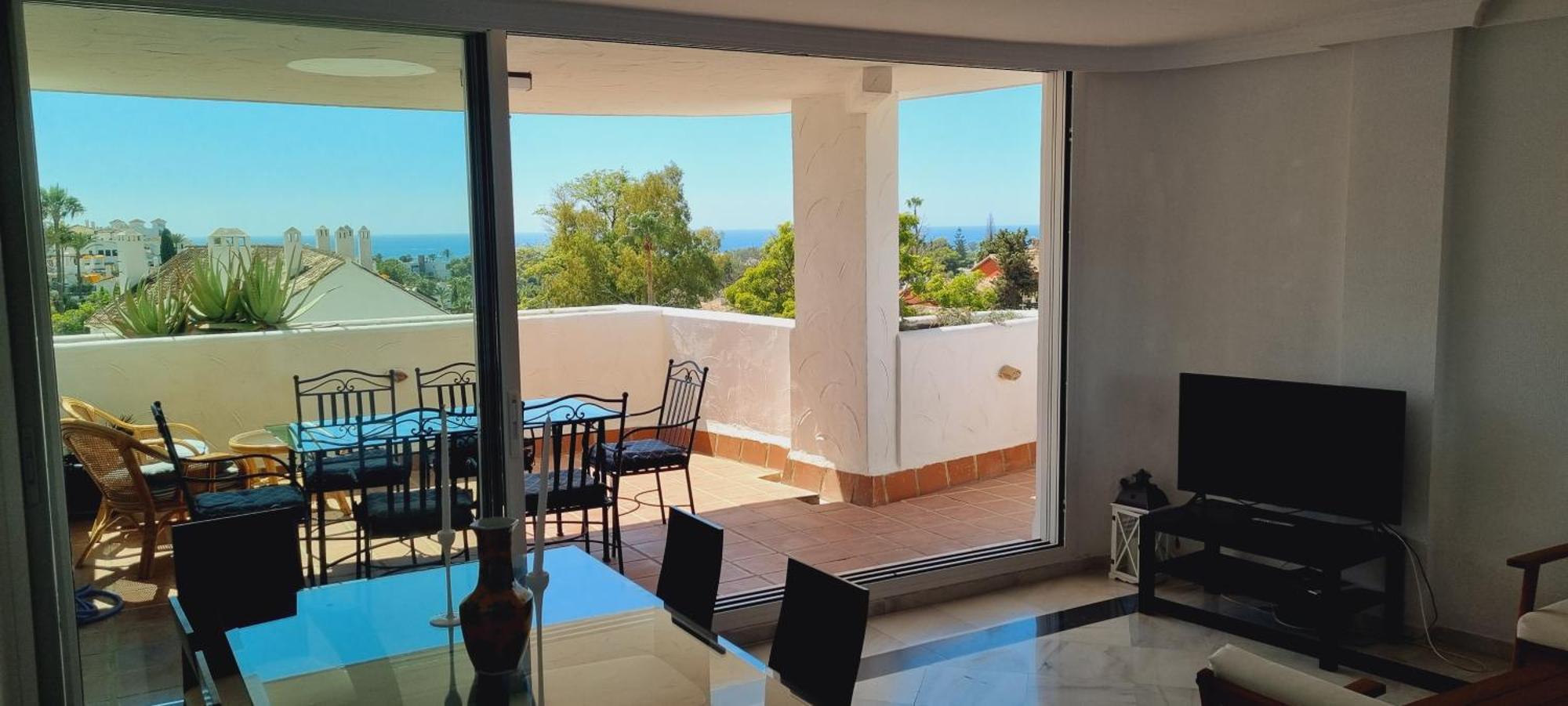 Duplex Nueva Andalucia Con Maravillosas Vistas Al Mar Appartamento